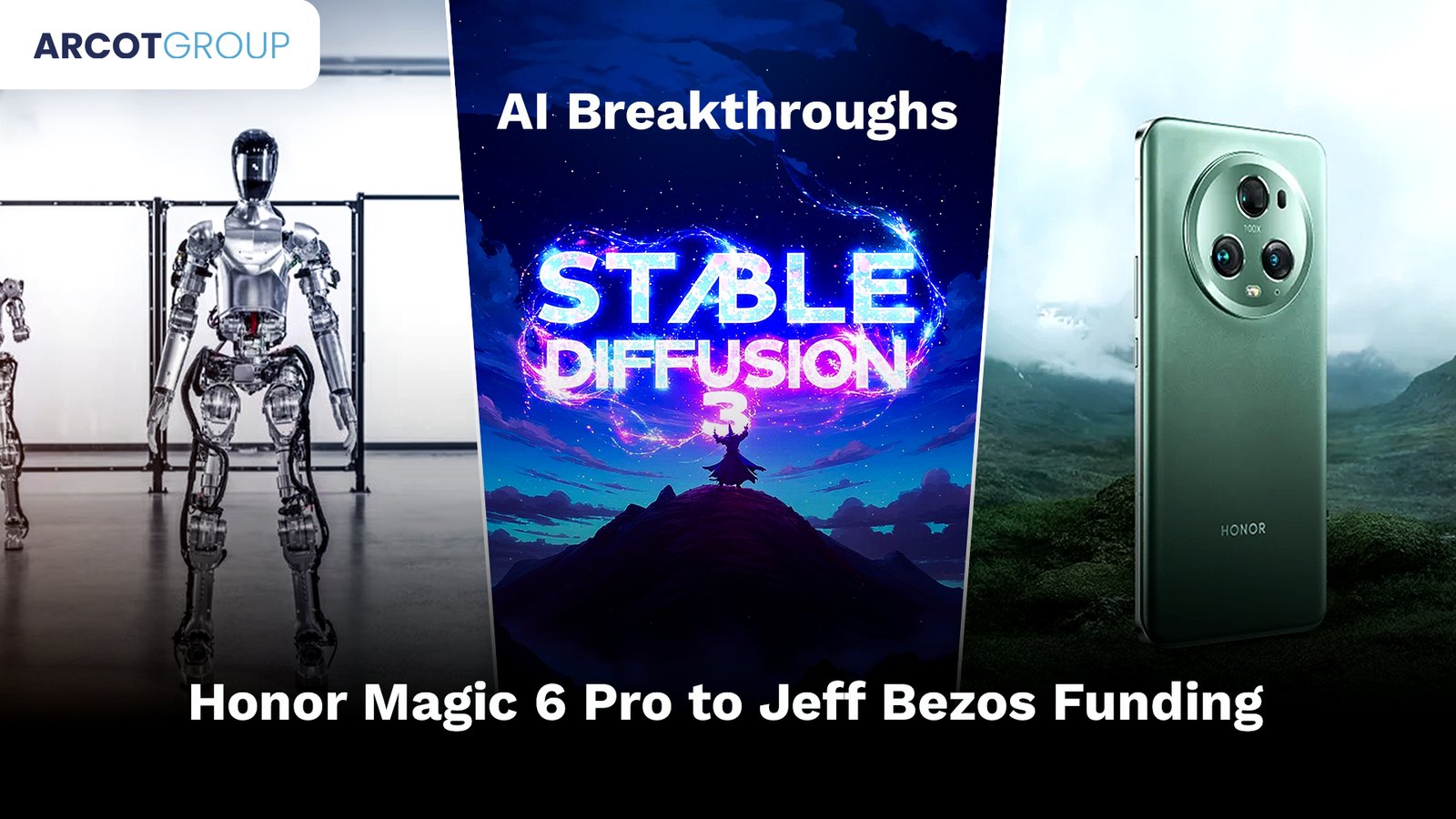 AI Breakthroughs, Honor Magic 6 Pro, Robotics Revolution, Stable Diffusion 3, Humanoid Robots